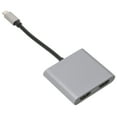 thumbnail image 4 of Dual USB C to Dual High Definition Multimedia Interface Adapter 4 in 1 4K 5 Gbps 60W Charging Docking Station for OS X, 4 of 8
