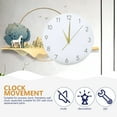 thumbnail image 4 of 1 Juego de repuesto de movimiento de reloj, mecanismo de reloj DIY, manecillas de reloj de pared, piezas de reparación de reloj, 4 of 6