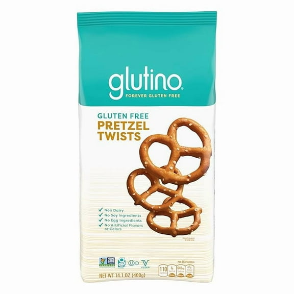 Glutino Gluten Free Pretzel Twists, Delicious Everyday Snack, Salted, 14.1 oz