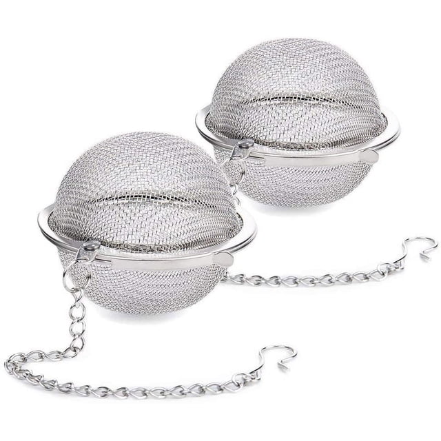 2 Pcs de Filtre pour Thé en Feuilles et Arômes, Diffuseur Intercalaire de Thé