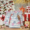 thumbnail image 6 of Naloa Flamingo and Pineapple Drawstring Christmas Bags, 3D Xmas Gift Bags, Christmas Wrapping Bags, Xmas Goodie Bags, Treat Pouch Bags, Party Favor Bags-Medium, 6 of 9