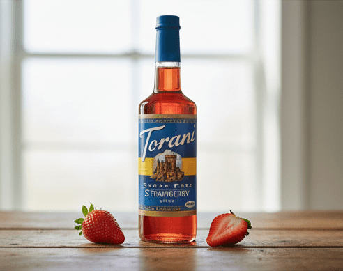 Torani Strawberry Sugar Free Syrup cs 12/750 ml