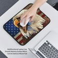thumbnail image 6 of Bingfone Eagle With USA Flags Laptop Sleeve Case 13 inch , 360° Protective Computer Carrying Bag, 6 of 8