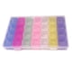 thumbnail image 2 of Caja de almacenamiento de plástico caja de almacenamiento de uñas 28 rejilla ecológica duradera transparente PP tapa separada caja de punta de uñas para pendientes de cuentas ANGGREK  Otros, 2 of 7