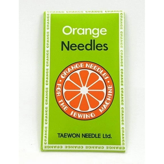 Teamwork 1 PK JANOME, BERNINA SEWING MACHINE NEEDLES ORANGE 15X1 #11