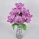 thumbnail image 5 of Morado diámetro de flor 15cm altura del ramo 48cm 10 flores artificiales Clivia flores decoración mesa salón flores artificiales ANGGREK  Otros, 5 of 8