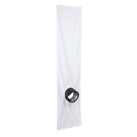 Portable Air Conditioner Window Seal Kit with Hose Hole, Sliding Window Vent Seal Cloth for Mobile AC Units, Waterproof Reusable Fabric Barrier to Block Hot Air and Improve Cooling Efficiency
