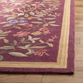 thumbnail image 3 of Safavieh Chelsea Collection HK210C Hand-Hooked French Country Wool Area Rug, 6' x 9', Burgundy, 3 of 4