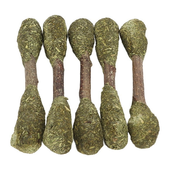 Hamster Chew Sticks, Rabbit Chew Toy Minerals Safe Alfalfa Grass Interactive Teeth Grinding for Gerbils