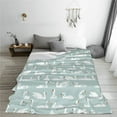 thumbnail image 5 of Sikiie White Swan Ultra-Soft Micro flannel Blanket Luxury All Seasons Warm Blanket for Bedding Sofa and Travel (4 sizes)-40"x30", 5 of 7