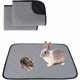 thumbnail image 4 of Alfombrillas para mascotas Accesorio para conejera 2 piezas 60X45cm （gris）, 4 of 5