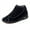 Black, variant on YOURDIARY Womens High-Top Warm Casual Walking Shoes Cotton Shoes Hook & Loop