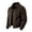 Coffee, variant on Men's Casual Corduroy Lapel Jacket - Slim Fit Retro Short Coat, Soft Velvet Texture, Versatile Jackets for Men Office & Date,Black M