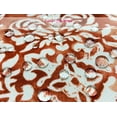 thumbnail image 4 of FBTS Prime 16x17 inch All-Weather Orange Geometric Outdoor Seat Pads, Pack of 4, 4 of 7