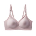 thumbnail image 2 of Women's Seamless Wireless Bra Fashionable 3/4 Cup Lingerie, Invisible Comfort Underwear, Push Up Bralette, Soft Breathable Daily Vest, Smooth T Shirt Top, 2 of 9