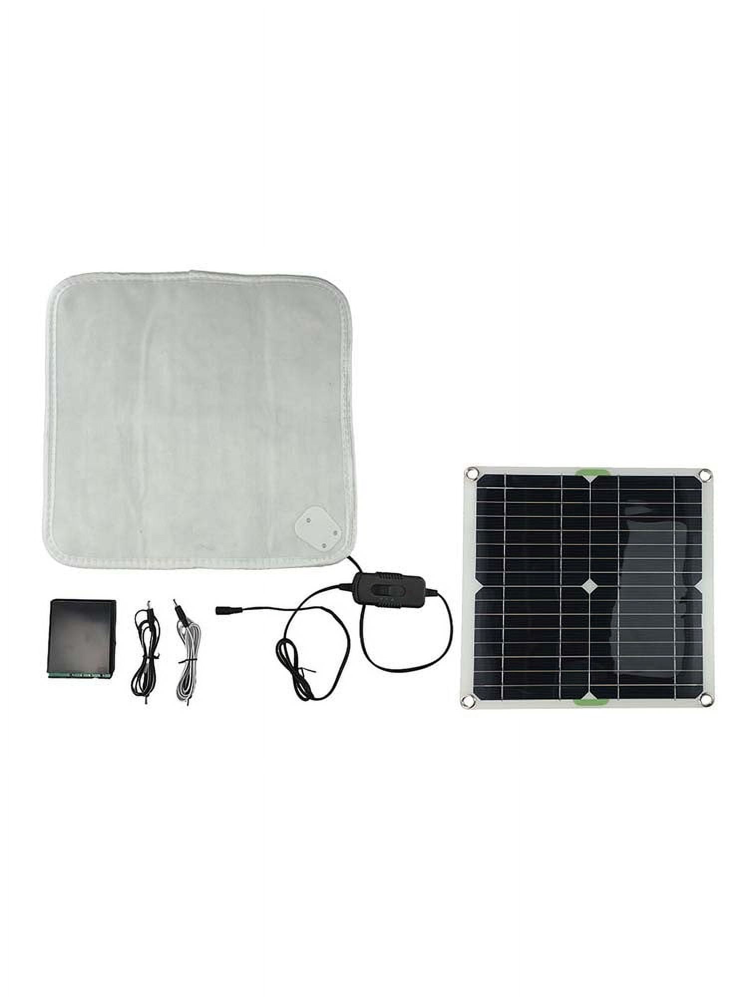 Goodhd 50W Solar Heating Pad Pet Heating Pad Foot Warmer Carpet With Energy Storage Box