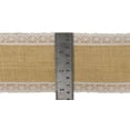 thumbnail image 4 of IBA Indianbeautifulart Burlap Ribbon For Diy&nbsp;Wedding Embellishments Gift Wrap Lace Wired Jute Trim Home Decor 10 Yard-3 Inches, 4 of 6