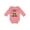 Mauve, variant on Mimi Little Monkey Grandchild Boys or Girls Long Sleeve Baby Bodysuit