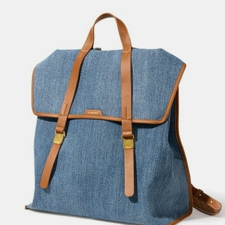 OYAMBE Large Double-shoulder Bag Denim Canvas Laptop Bag