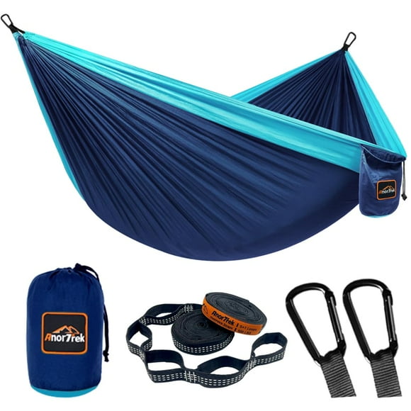 Hamaca de Camping AnorTrek Super Ligera y Portátil de Nylon