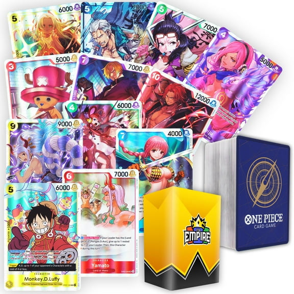One Piece Card Game Treasure Bundle! | 1x Super Rare Guaranteed! | 10 Holos or Rares 60 Commons & Uncommons | 70 Cards! | Perfect Giftable for Players, Collectors & Anime Fans!