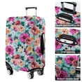 thumbnail image 5 of Pioneer Flower Floral Print Pattern Luggage Cover Fashion Suitcase Cover Baggage Covers Fit 25-28 Inch Luggage (Go Travel), 5 of 5