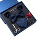 thumbnail image 5 of Conjunto de corbata para hombre, práctico y clásico, para boda, aniversario, regalo de boda, negocios Estilo D, 5 of 9