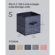thumbnail image 5 of Storage Cubes SONGMICS, tela no tejida azul brumoso, paquete de 8, 5 of 7