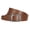 Brown, variant on Women Ratchet Belt Automatic Buckle Slide Belt for Jeans Dresses