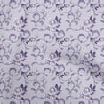thumbnail image 1 of oneOone Velvet Pastel Purple Fabric Asian Pottery Floral Sewing Material Print Fabric By The Yard 58 Inch Wide, 1 of 4