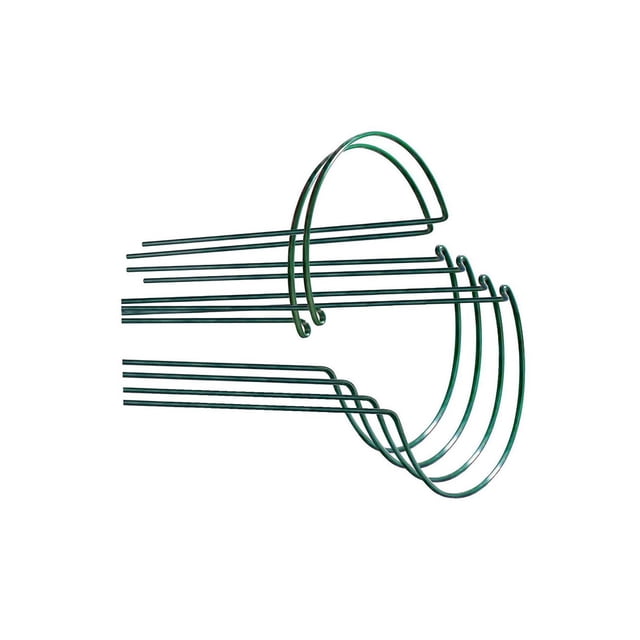 Ounissouiy Paquete de 6 estacas de soporte para plantas, jaula de anillo, anillo de soporte para plantas de jardín de Metal para peonía, tomate, Jardín y Patio