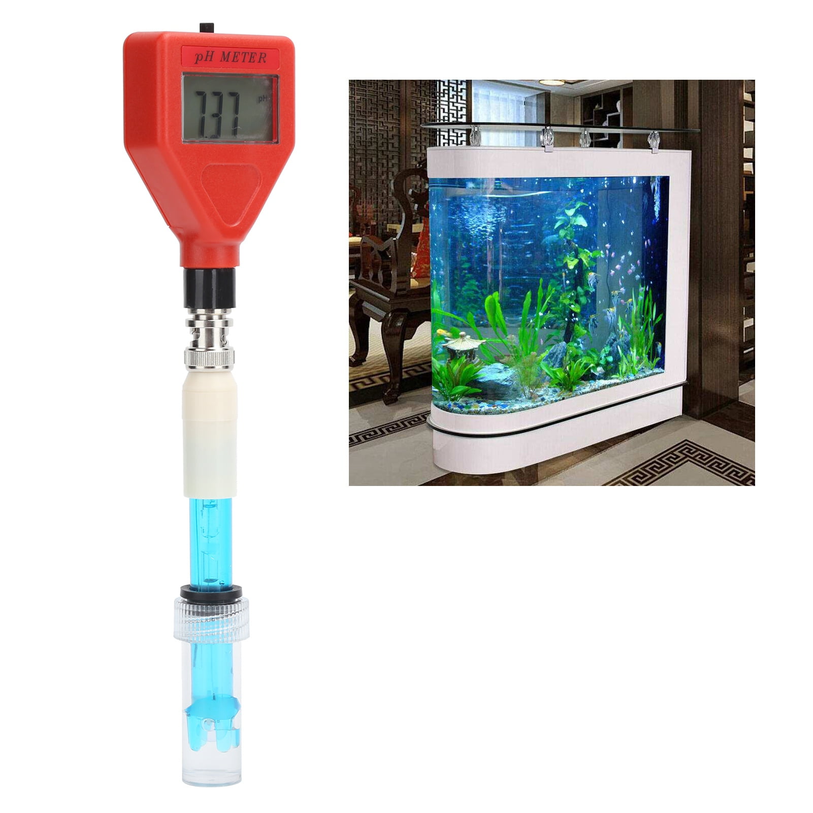 Ph Monitor Ph Tester Lcd Ph Meter PH Meter Monitor Water Quality Tester Set For Aquarium