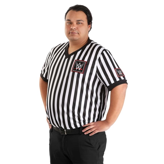 Plus Size WWE Referee Shirt Costume for Men