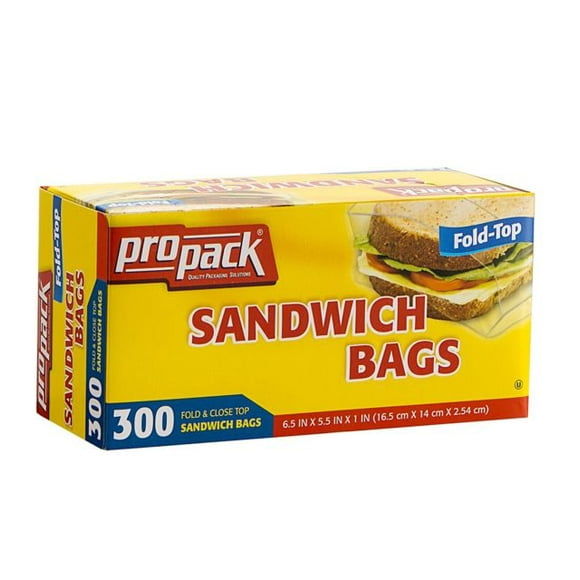 Sandwich Bags Fold Top