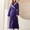Purple, variant on Womens Robe Pajamas, Fashion Long Plush Bathrobe with Hood, Solid Color Hooded Robes for Women Plus Size Bath Robe with Belt