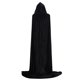 thumbnail image 2 of Disfraces de Halloween, mujeres, hombres, capa elegante, con capucha, bruja adulta, capas largas negras para fiestas navideñas, capas con capucha kenally JR0584-30B, 2 of 3
