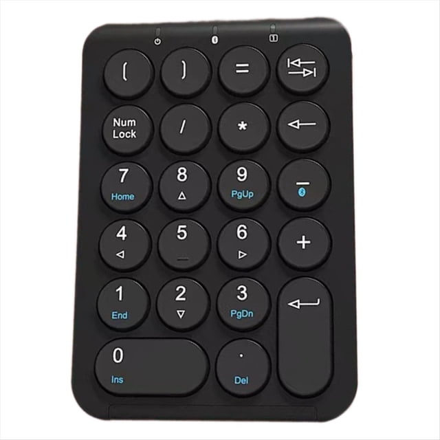 Teclado Numérico Inalámbrico Bluetooth de 22 Teclas para Contabilidad Financiera, Teclado Numérico Externo para Portátil.
