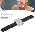 thumbnail image 3 of Pulsera de Paleta de Mezcla Cosmética, Silicona Magnética Negra de Maquillaje Ampliamento Aplicable Correa de Muñeca de Muñeca para la Muñeca de Belleza Para Mujeres, 3 of 7