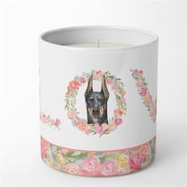 Doberman Pinscher Style 2 Love 10 oz Decorative Soy Candle