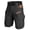 Black@GC@, variant on CONZONE Mens Casual Cargo Shorts Elastic Waist Drawstring Summer Shorts for Men Usa Flag Graphic Lightweight Loose Fit Workout Gym Shorts With Pockets