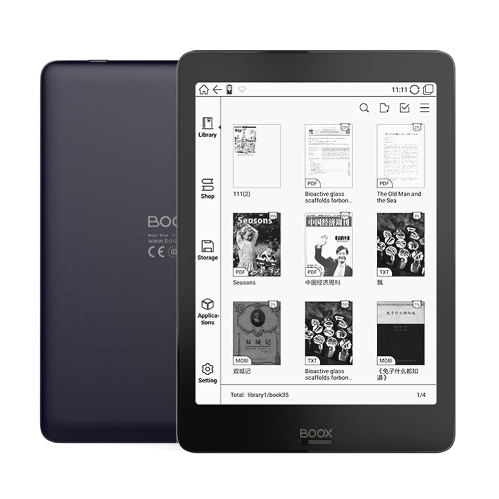 Sanpyl 6inchE-Book Reader,800600 Resolution 167DPI E-Ink Screen,32GB TF Card E-Paper E-Ink E-Book Black 