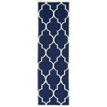 thumbnail image 1 of Safavieh Dhurries Navy Contemporary Rug - 2'6" x 10', 1 of 2