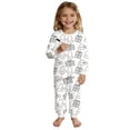 thumbnail image 4 of Childrens Set,Casual Printed Color Long Sleeve Diy Hand Drawing 2 Piece Elastic Waist, 4 of 5
