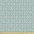 thumbnail image 2 of Ambesonne Geometric Fabric by the Yard Upholstery, Maze Like Modern Shapes, 5 Yards, Pale Blue Grey White, 2 of 5