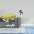 thumbnail image 2 of reposapiés rectangular,Banco otomano rectangular con patas de madera,Reposapiés modernos para sala de estar y dormitorio.,Letrero de escritorio Home Knight,Adorno de caballero acrílico 2D, 2 of 8