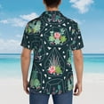 thumbnail image 4 of Kll Men'S Hawaiian Shirt Short Sleeve Button Down Beach Shirts-Cactus 2, 4 of 7