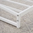 thumbnail image 6 of Danolapsi 6 Inch Queen Bed Frame Heavy Duty Low Profile Metal Platform with Sturdy Steel Slats Support,No Box Spring Needed,Noise Free,Easy to Assembly,Arch Design, 6 of 7