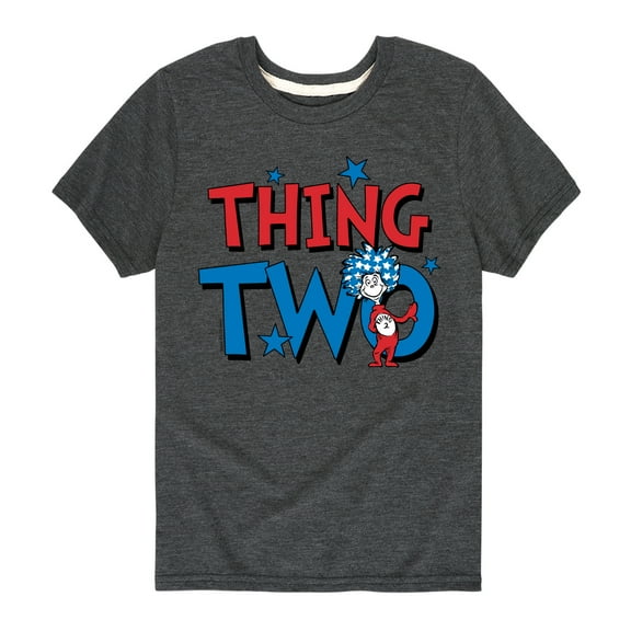 Dr. Seuss - American Thing Two - Toddler And Youth Short Sleeve Graphic T-Shirt