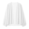 thumbnail image 5 of hotojiny Women's Cardigan Oversized Summer Long Sleeve Open Front Lightweight Jacket Flowy See Through Sheer Cardigans, 5 of 6