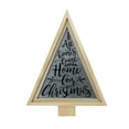 thumbnail image 2 of Melrose 21.5" Gray and Beige Triangular Christmas Tree Wall Decor, 2 of 4